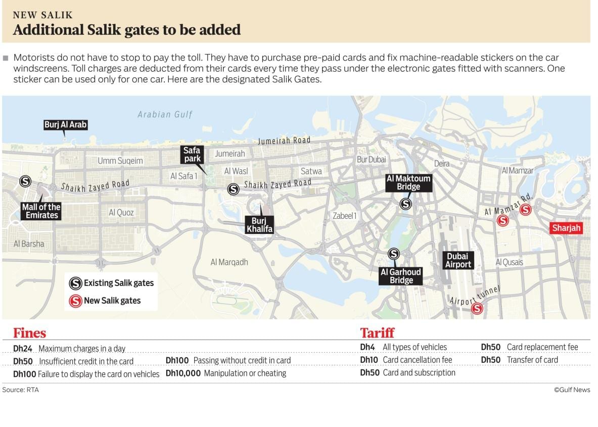 Салик Dubaj mapa