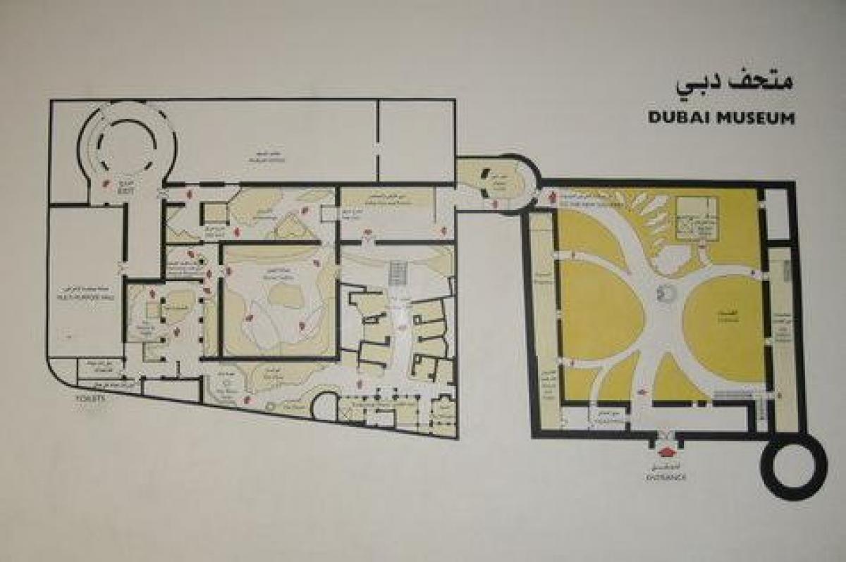 Dubai museum, lokalizacja na mapie