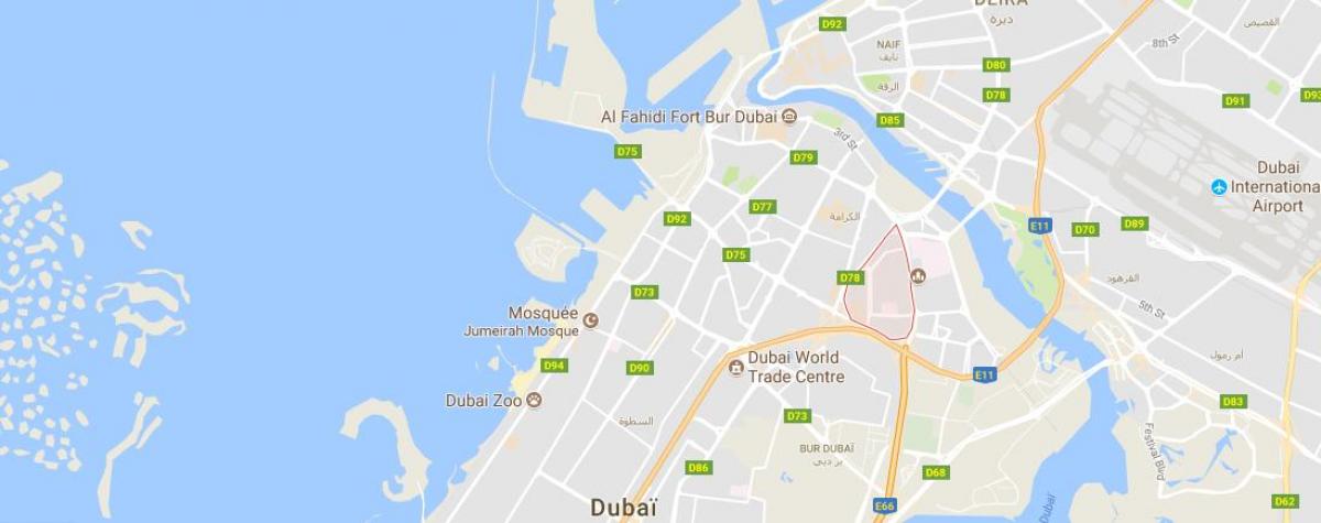 mapa Owu Meta Dubaj