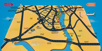 Mapa dla Dzieci miasto Dubaj