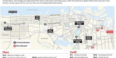 Салик Dubaj mapa
