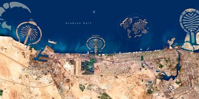 Satelitarna mapa Dubaju